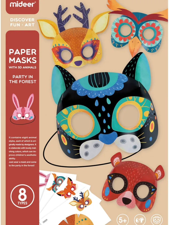 Edukalu Kreativbedarf & Do-It-Yourself<Bastelset "Tiermasken" - ab 5 Jahren