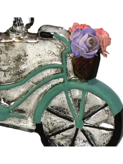 Kersten Weihnachtsschmuck<Baumschmuck "Bicycle with Flowers" in Bunt - (H)10,5 cm