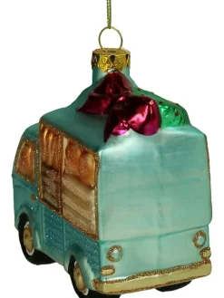 Kersten Weihnachtsschmuck<Baumschmuck "Bread Delivery Van" in Türkis - (H)12 cm