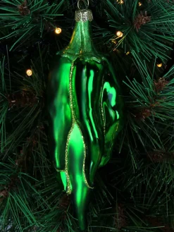 Kersten Weihnachtsschmuck<Baumschmuck "Chili Pepper" in Grün - (H)14,6 cm