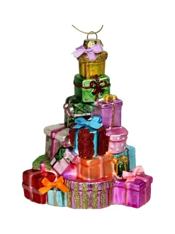 Kersten Weihnachtsschmuck<Baumschmuck "Gift Stack" in Bunt - (H)11,5 cm