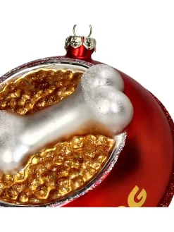 Kersten Weihnachtsschmuck<Baumschmuck "Good Dog" in Rot - (H)11 cm