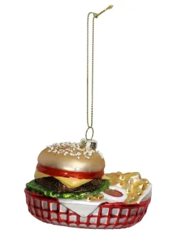 Kersten Weihnachtsschmuck<Baumschmuck "Hamburger Fries" in Bunt - (B)10 cm