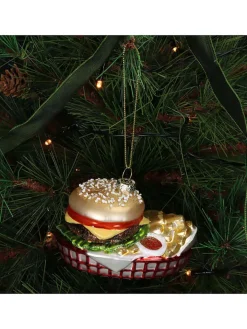 Kersten Weihnachtsschmuck<Baumschmuck "Hamburger Fries" in Bunt - (B)10 cm