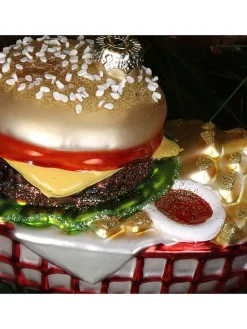 Kersten Weihnachtsschmuck<Baumschmuck "Hamburger Fries" in Bunt - (B)10 cm