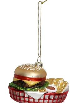 Kersten Weihnachtsschmuck<Baumschmuck "Hamburger Fries" in Bunt - (B)10 cm