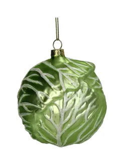 Kersten Weihnachtsschmuck<Baumschmuck "Iceberg Salad" in Grün - Ø 9 cm