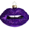 Kersten Weihnachtsschmuck<Baumschmuck "Lips" in Lila - (B)9 cm