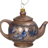 Kersten Weihnachtsschmuck<Baumschmuck "Teapot Glass" in Rosa - (H)11,4 cm