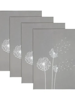 Erwin Müller Küchentextilien<Baumwolle Geschirrtuch 4er-Pack in Pusteblume