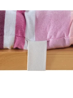 REDBEST Gartenmöbel<Baumwolle, Gewebt Bierbank-Auflage 2er-Pack in pink