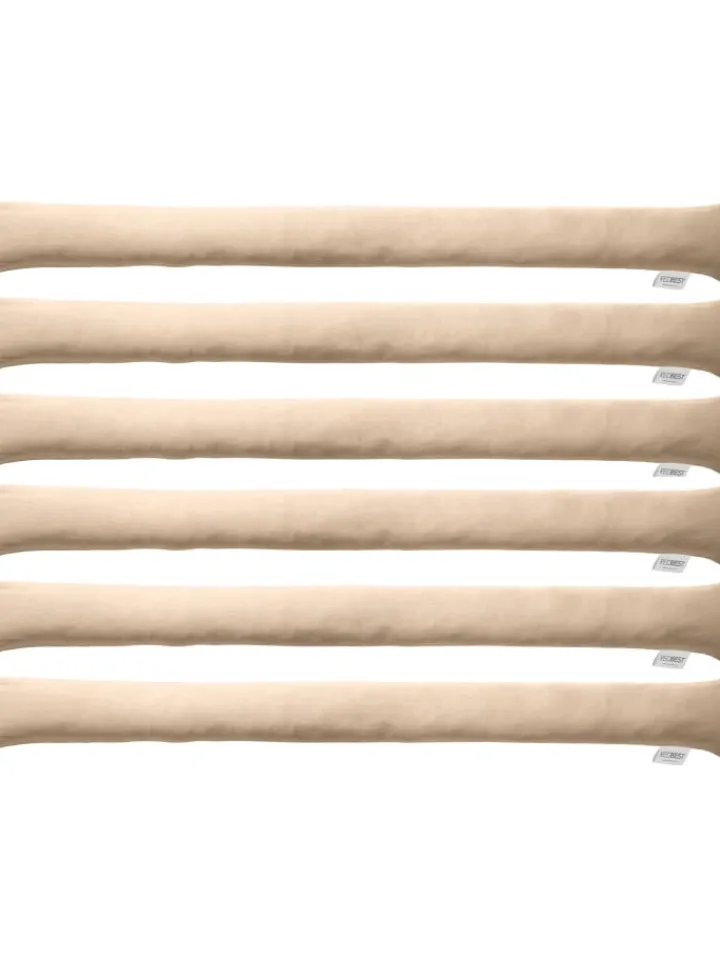 REDBEST Tür- & Zugluftstopper<Baumwolle Zugluftstopper 6er-Pack in beige