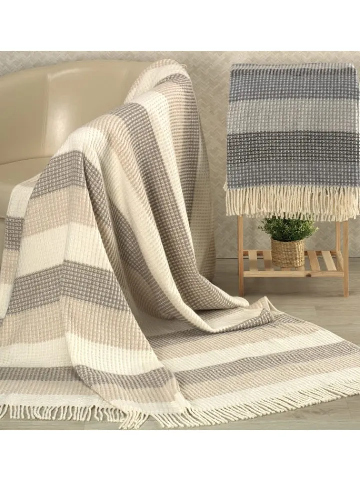 Erwin Müller Wohndecken & Plaids<Baumwollmischung, Waffelpiqué Plaid in sand