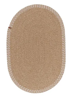 ABERTO DESIGN Teppiche & Fußmatten<Baumwoll-Teppich in Beige