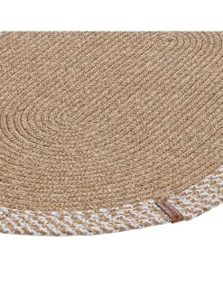 ABERTO DESIGN Teppiche & Fußmatten<Baumwoll-Teppich in Beige