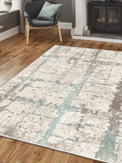 Mioli Teppiche & Fußmatten<Baumwoll-Teppich in Beige/ Hellbraun/ Hellblau