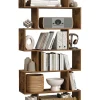 Songmics Regale & Schränke<Bücherregal in Braun - (B)70 x (H)191,6 x (T)24 cm