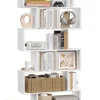 Songmics Regale & Schränke<Bücherregal in Weiß - (B)70 x (H)191,6 x (T)24 cm