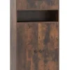 COSTWAY Regale & Schränke<Bücherschrank 54 x 30 x 111 cm in Braun