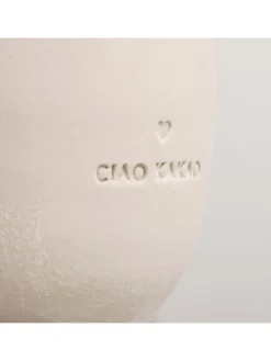 Eulenschnitt Gedeckter Tisch<Becher "Ciao Kakao" in Beige/ Weiß - 320 ml