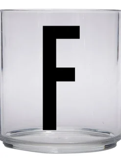 Design Letters Gedeckter Tisch<Becher "F" in Transparent - 220 ml