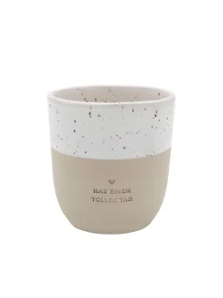 Eulenschnitt Gedeckter Tisch<Becher in Weiß/ Beige - 320 ml