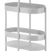 Remember Regale & Schränke<Beistellkonsole "Barbara" in Hellgrau - (H)72,3 cm