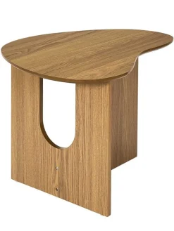 Rétro Chic Tische<Beistelltisch ''Calypso'' in Hellbraun - (B)60 x (H)42 x (T)48 cm