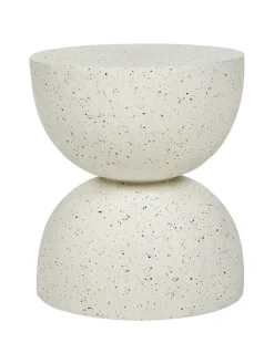 Beliani Tische<Beistelltisch CAORIA in Weiß - (W) 40 x (H) 46 x (L) 40 cm