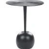 Beliani Tische<Beistelltisch EUCLA in Schwarz - (W) 40 x (H) 49 x (L) 40 cm