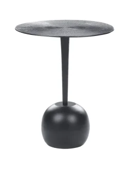 Beliani Tische<Beistelltisch EUCLA in Schwarz - (W) 40 x (H) 49 x (L) 40 cm