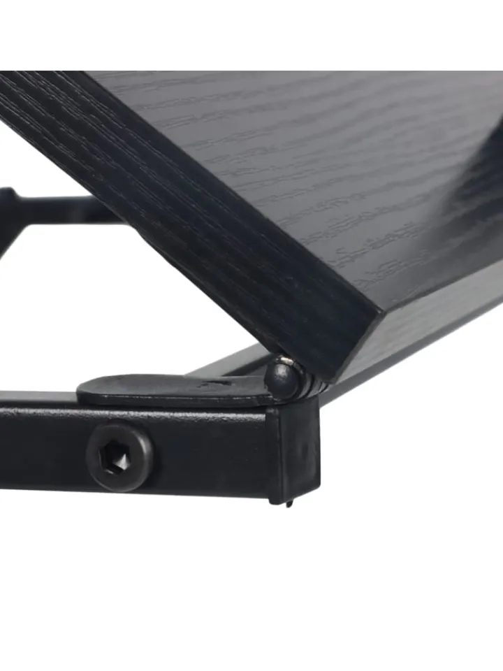 relaxdays Tische<Beistelltisch in Schwarz - (B)55 x (H)66 x (T)35 cm