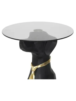 Rétro Chic Tische<Beistelltisch in Schwarz - (H)66 x Ø 40 cm