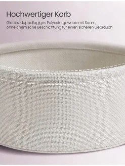 SONGMICS Tische<Beistelltisch in Weiß/ Rosa - (H)50 x Ø 45 cm
