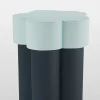Potiron Paris Tische<Beistelltisch "Magnolia" in Dunkelblau/ Mint - (H)49 x Ø 39 cm