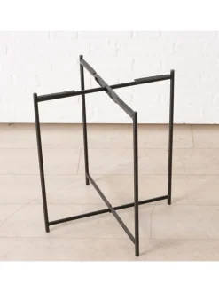 Boltze Tische<Beistelltisch "Mandi" in Hellbraun - (H)53 x Ø 46 cm