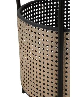 Mauro Ferretti Tische<Beistelltisch "Osaka" in Schwarz/ Braun - (H)50 cm