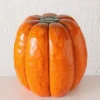 Boltze Tische<Beistelltisch "Pumpkin" in Orange - (H)42 x Ø 40 cm