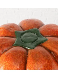 Boltze Tische<Beistelltisch "Pumpkin" in Orange - (H)42 x Ø 40 cm