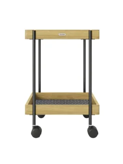 Playboy Tische<Beistelltisch/ Servierwagen "NANCY" in Bambus - (B)46 x (H)57 x (T)30 cm