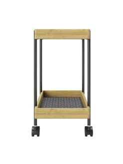 Playboy Tische<Beistelltisch/ Servierwagen "NANCY" in Bambus - (B)46 x (H)57 x (T)30 cm
