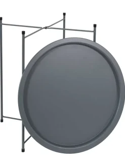Garden Spirit Tische<Beistelltisch "Sienna" in Grau - (H)50 x Ø 47 cm