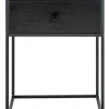 House Nordic Tische<Beistelltisch "Vita" in Schwarz - (B)55 x (H)40 x (T)40 cm