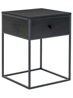 House Nordic Tische<Beistelltisch "Vita" in Schwarz - (B)55 x (H)40 x (T)40 cm