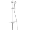 Schütte Badaccessoires<Überkopfbrauseset "Aquastar" in Chrom/ Weiß