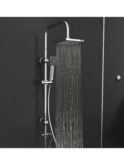Schütte Badarmaturen<Überkopf-Brauseset ''Easy Energy'' in Chrom