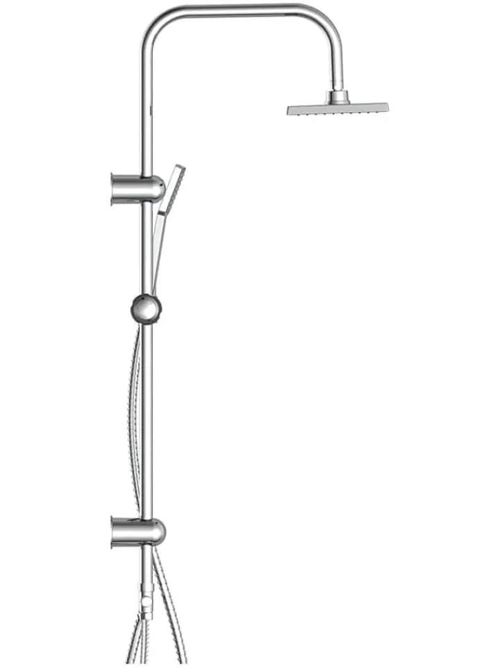 Schütte Badarmaturen<Überkopf-Brauseset ''Easy Energy'' in Chrom