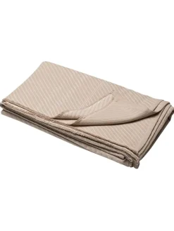 David Fussenegger Wohndecken & Plaids<Überwurf "Riva - Diagonale" in Beige