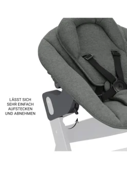 Hauck Babymöbel<Beta Plus Dark Grey 5-tlg. Newborn Set - in grau