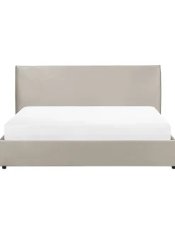 Beliani Betten & Matratzen<Bettgestell LAVAUR in Beige - (W) 203 x (H) 100 x (L) 220 cm